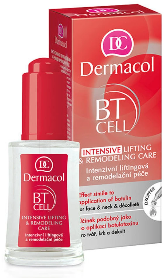 Dermacol BT Cell Intensive Lifting & Remodeling Care odos serumas moterims, 30 ml