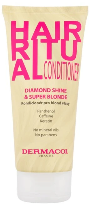Dermacol Hair Ritual Super Skirtas šviesiems plaukams Conditioner Conditioner moterims, 200 ml