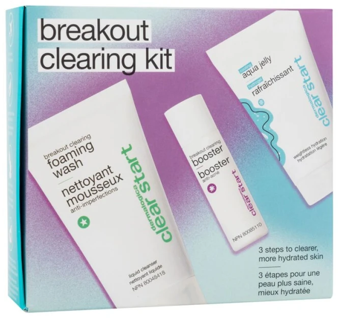 „Dermalogica Clear Start Breakout Clearing Kit“ valymo putos