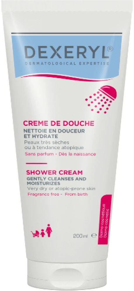 Dexeryl Shower Kreminis Pierre Fabre dušo kremas, 200 ml