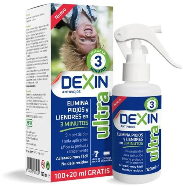 "Dexin" nuo utėlių ir niežų 120 ml + dovanų šveitiklis su arbatmedžiu