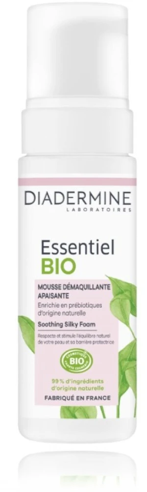 Diadermine Essentiel Bio Soothing Silky Putos prausimosi putos veidui, 150 ml