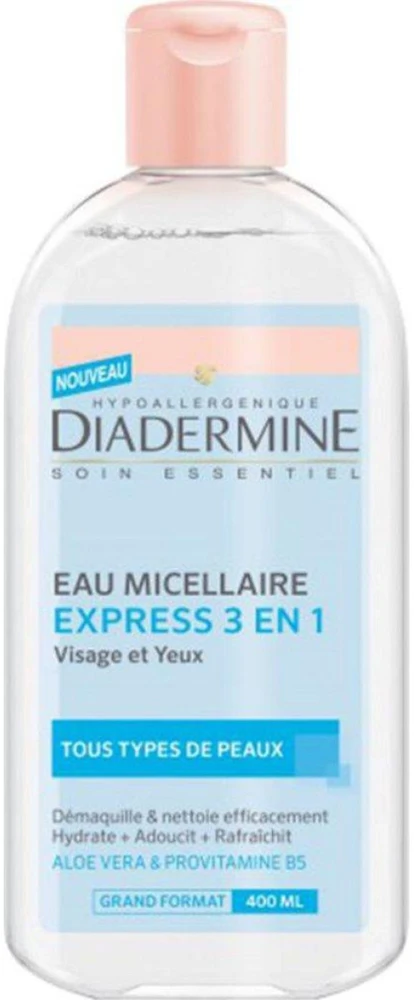 Diadermine Hydrating Micellar Vanduo micelinis vanduo, 400 ml