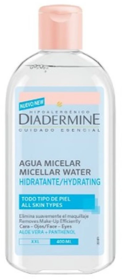 Diadermine Moisturizing Micellar Vanduo, 400 ml