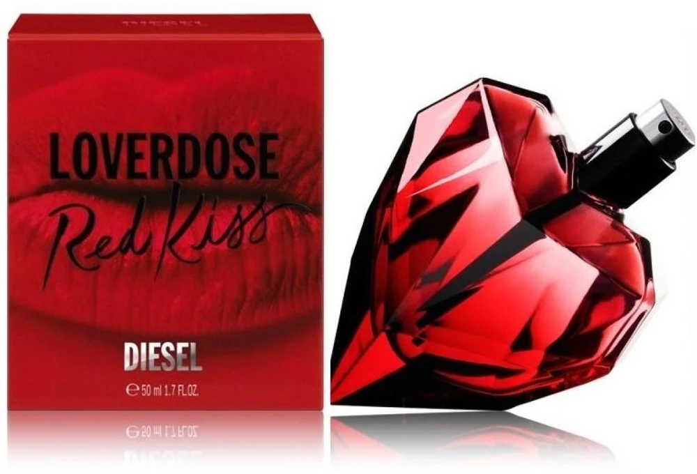 Diesel Loverdose Raudona Kiss EDP parfumuotas vanduo moterims, 50 ml
