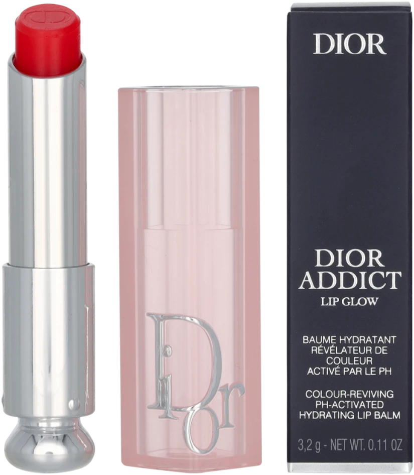 Drėkinamasis lūpų spalvą paryškinantis balzamas Dior Addict Lip Glow Balm, atspalvis: 015 Cherry, 3,2 g