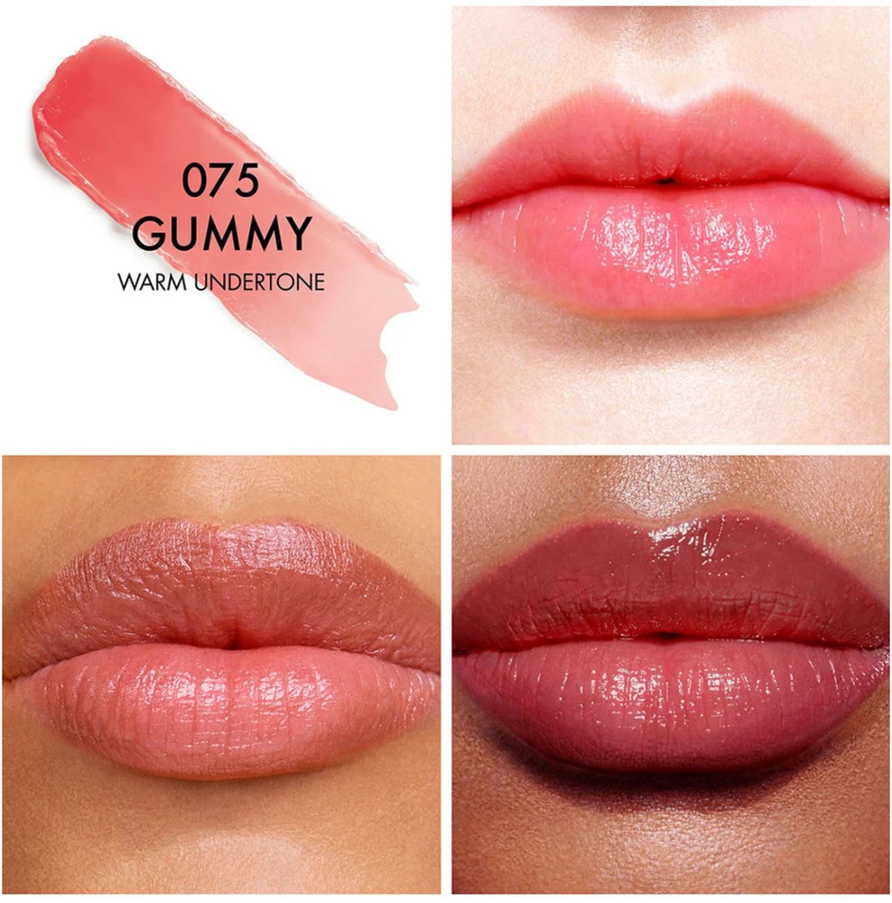 Drėkinamasis lūpų spalvą paryškinantis balzamas Dior Addict Lip Glow Balm, atspalvis: 075 Gummy, 3,2 g