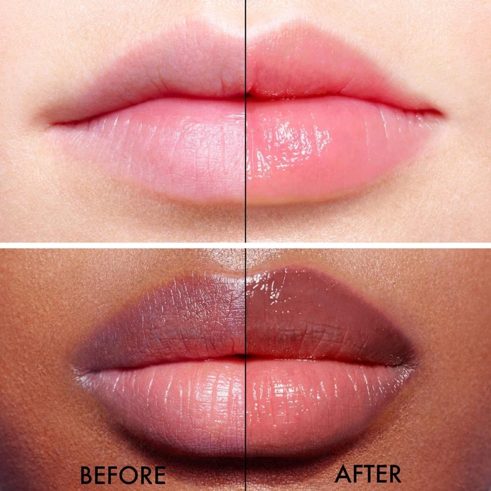 Dior Addict Lip Glow Balm drėkinamasis, lūpų spalvą paryškinantis balzamas, atspalvis: 001 Rožinė, 3.2 g