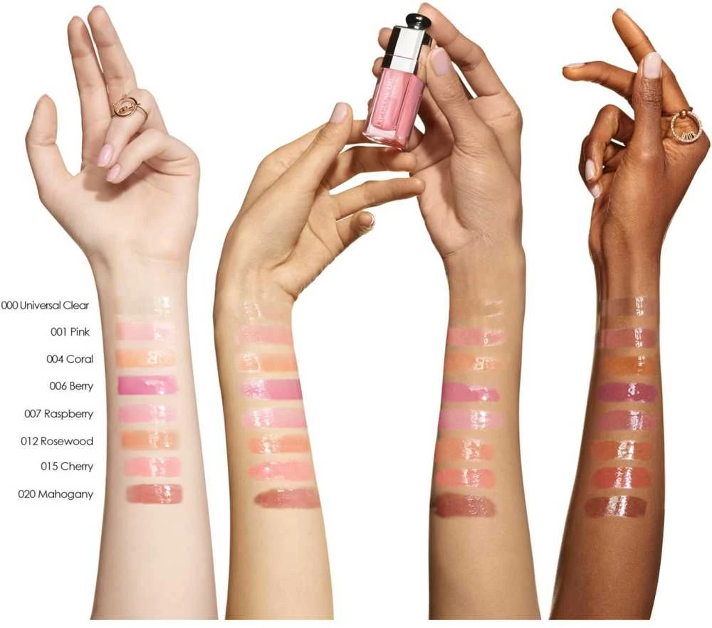 Dior Addict Lip Glow Oil maitinamasis lūpų spalvą paryškinantis aliejus, 6ml, spalva: 001 Pink