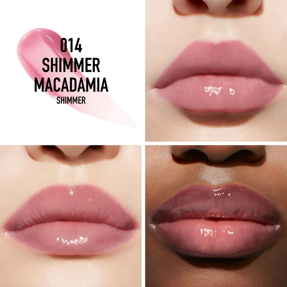 Dior Addict Lip Maximizer lūpas putlinantis blizgis, spalva: 014 Shimmer Macadamia, 6 ml