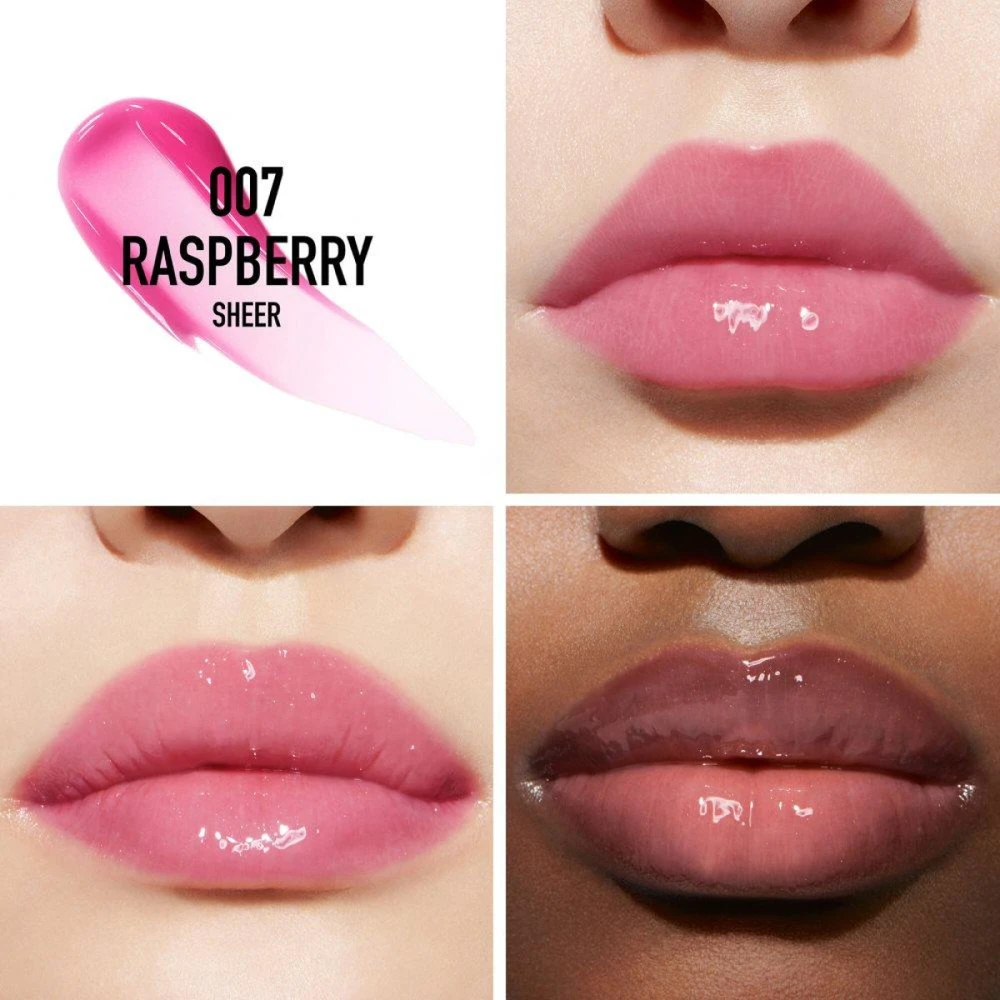 Dior Addict Lip Maximizer lūpas putlinantis blizgis, spalva: 007 Raspberry, 6 ml