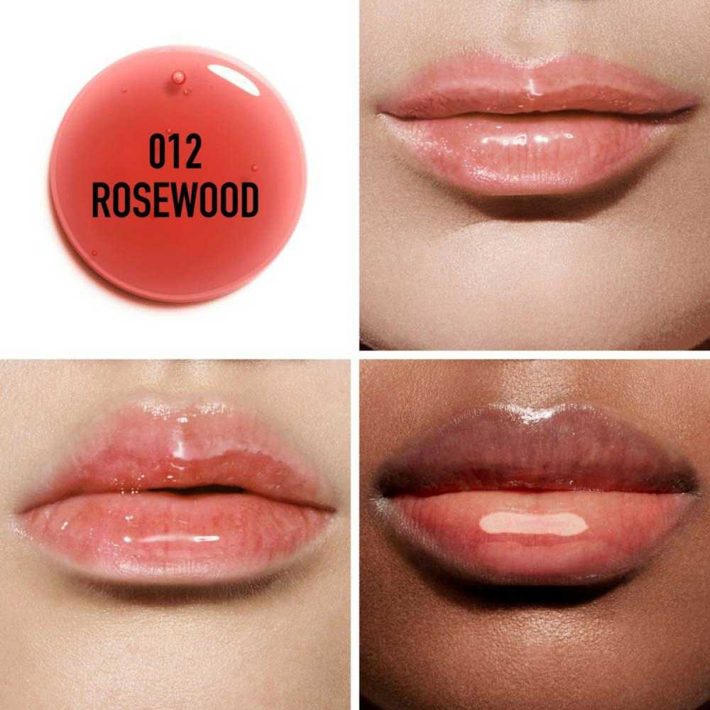 Dior Addict Lip Glow Oil maitinamasis lūpų spalvą paryškinantis aliejus, 6ml, spalva: 012 Rosewood