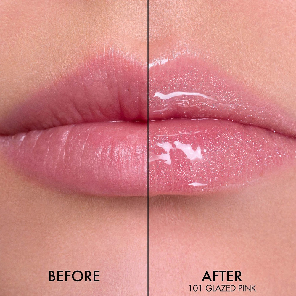 Dior Addict Lip Glow Butter lūpų blizgis, atspalvis: 101 Glazed Pink, 10 ml