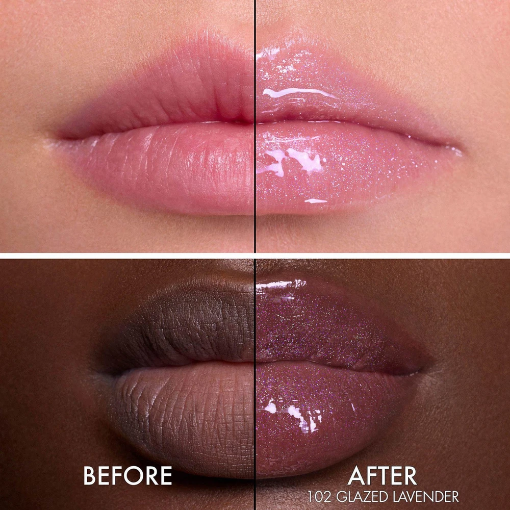 Dior Addict Lip Glow Butter lūpų blizgis, atspalvis: 102 Glazed Lavender, 10 ml