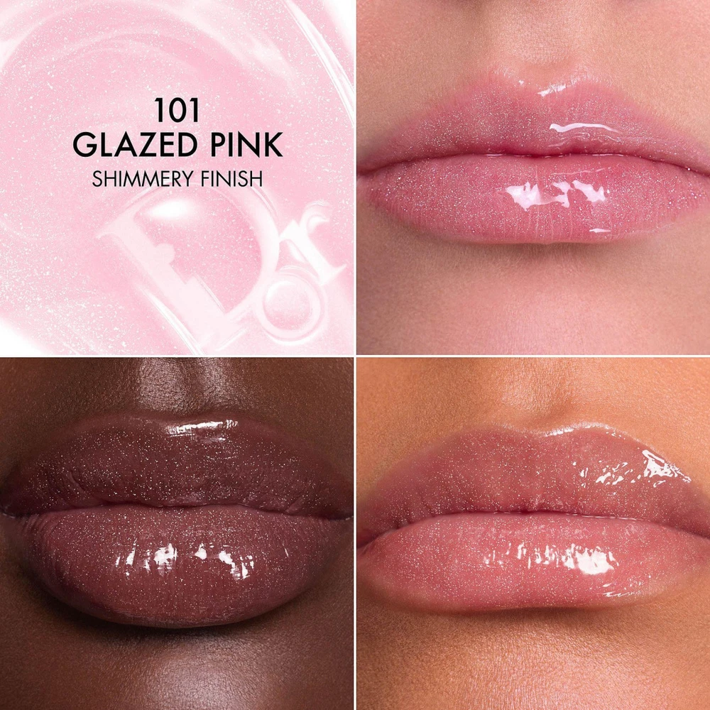 Dior Addict Lip Glow Butter lūpų blizgis, atspalvis: 101 Glazed Pink, 10 ml