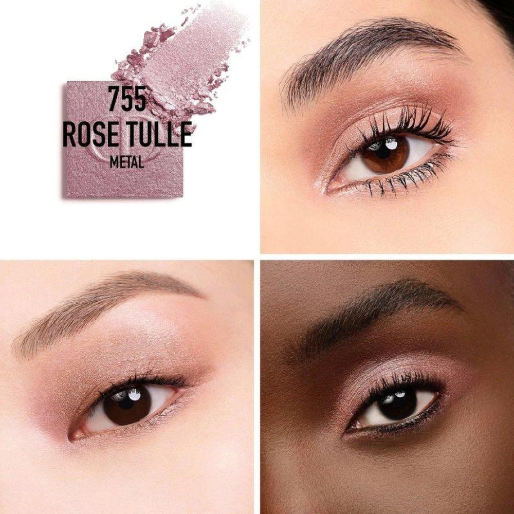 Dior Diorshow Mono Couleur akių šešėliai, atspalvis: 755 Rose Tulle, 2 g