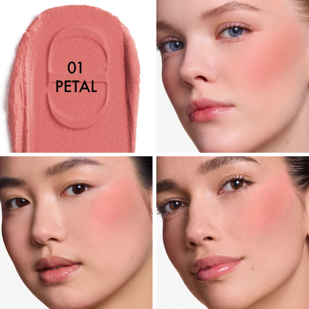 Dior Forever Blush Soft Filter skysti skaistalai, atspalvis: 01 Petal, 11 ml