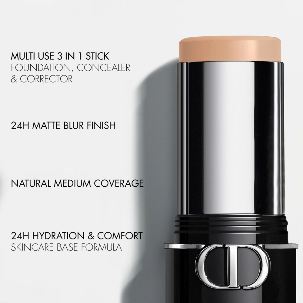 DIOR Dior Forever Skin Perfect Foundation Stick daugiafunkcinis pieštukinis makiažo pagrindas, atspalvis: 3N Neutral, 10 g