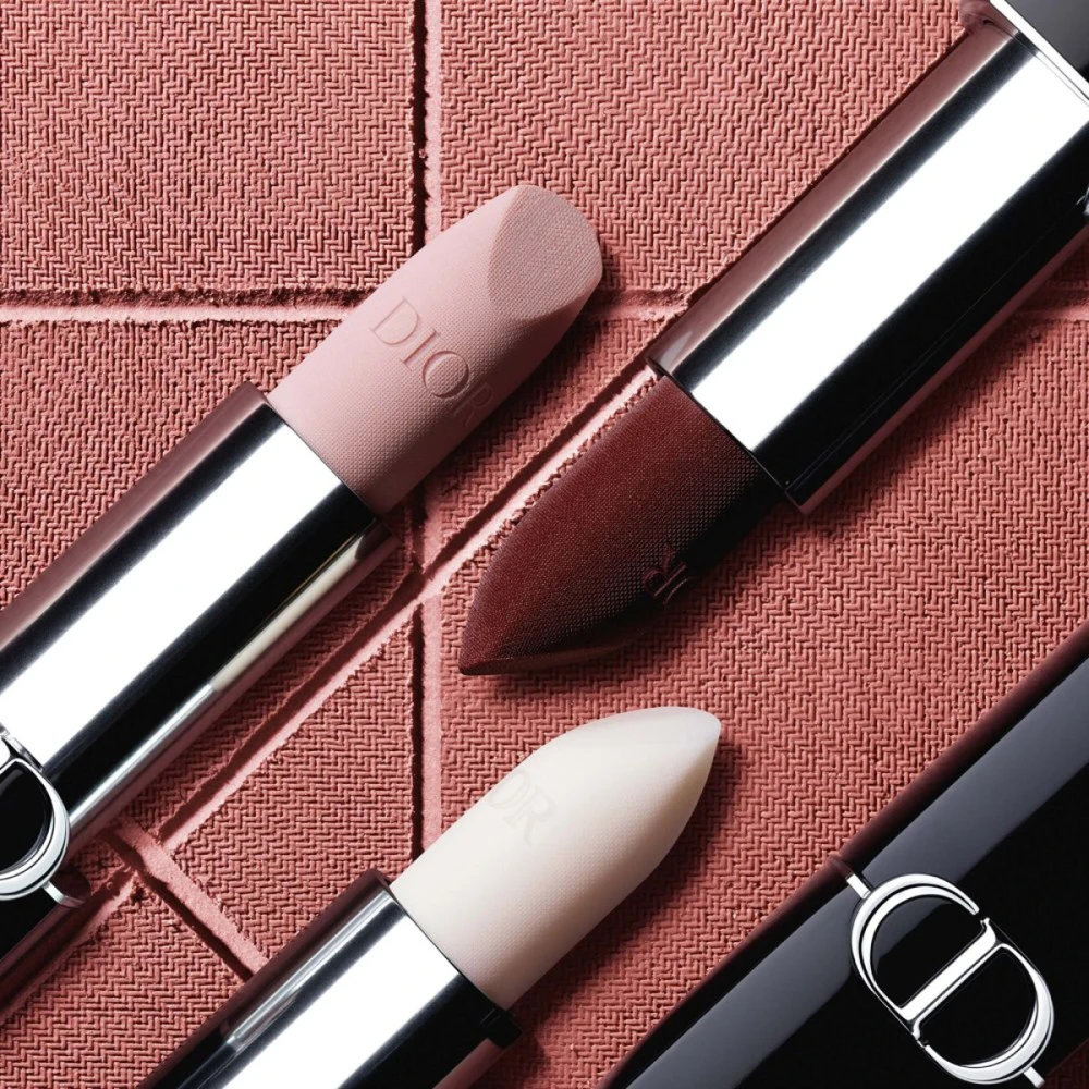 DIOR Rouge Dior Balm drėkinantis lūpų balzamas, atspalvis: 001 Diormidnight, 3,2 g