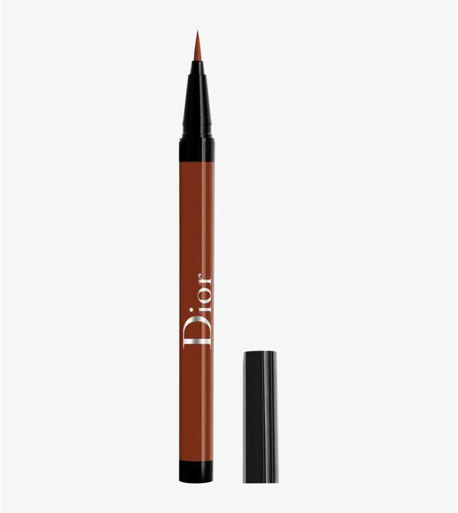 Christian Dior Diorshow On Stage Atsparus vandeniui Ultra-Flexible Felt Tip Intense Color Liquid Akių apvadas 676 Satin Rust 0.55 ml