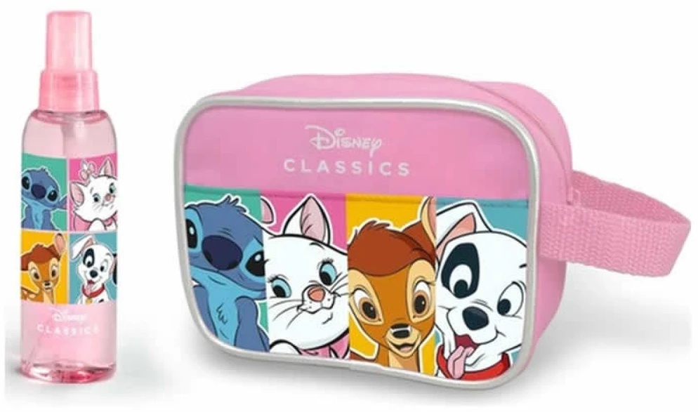 Disney Classics rinkinys vaikams (kūno dulksna, 100 ml + rankinukas)