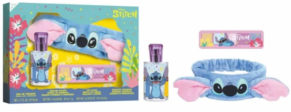 Disney Stitch tualetinio vandens purškalas, 50 ml, 3 dalių rinkinys