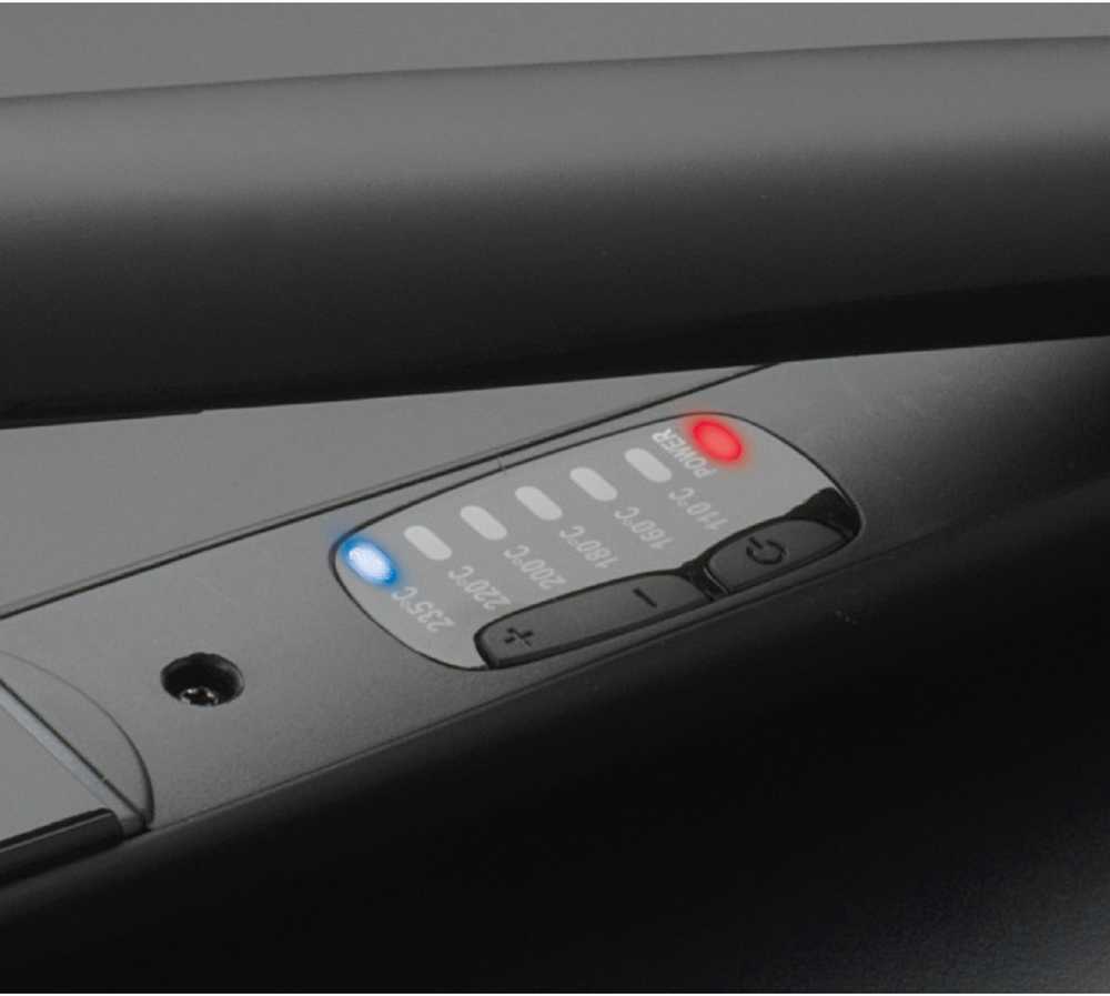 Diva Pro Digital Styler Tiesinimo žnyplės Onyx plaukų tiesinimo žnyplės, juodos spalvos