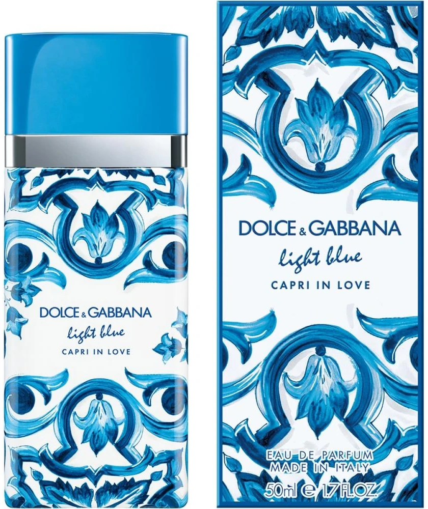 Dolce&Gabbana Light Mėlyna Capri In Love EDP parfumuotas vanduo moterims, 50 ml