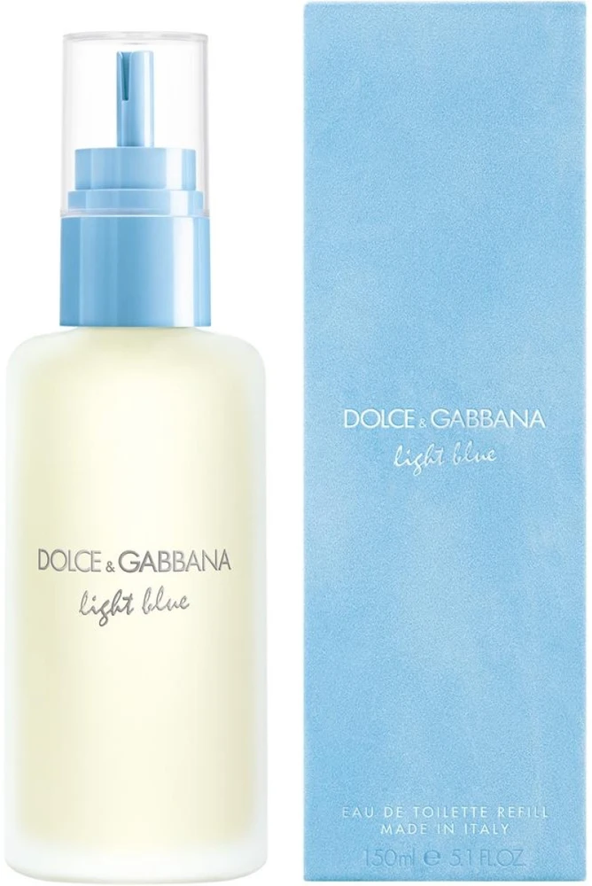 Dolce&Gabbana Light Mėlyna Refill EDT tualetinis vanduo moterims-papildymas, 150 ml
