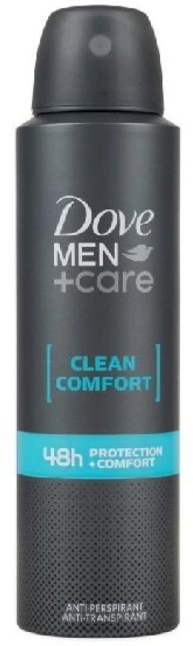 Dove Antiperspirant Purškiklis Men + Care Clean Comfort, 150 ml