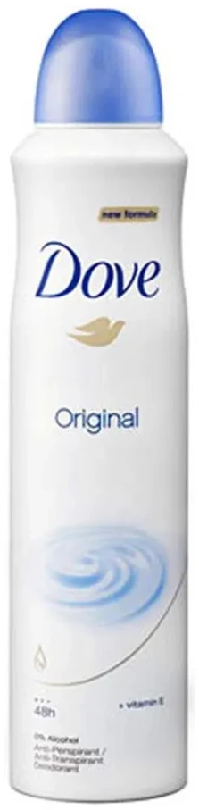 DOVE Original Dezodorantas Purškiklis purškiamas dezodorantas, 250 ml