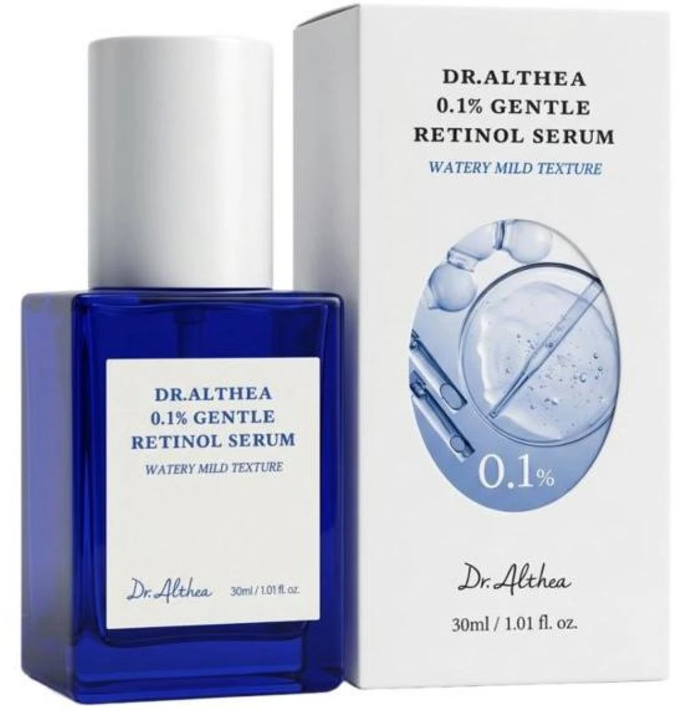 Dr. Althea 0.1% Gentle Retinol Serum retinolio veido serumas, 30 ml