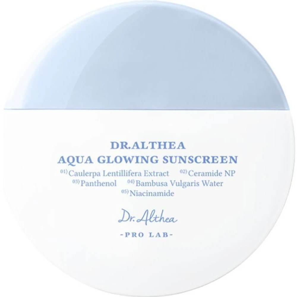 Dr. Althea Pro Lab Aqua Glowing Sunscreen SPF50 PA++++ - apsauginis veido kremas, 45 ml