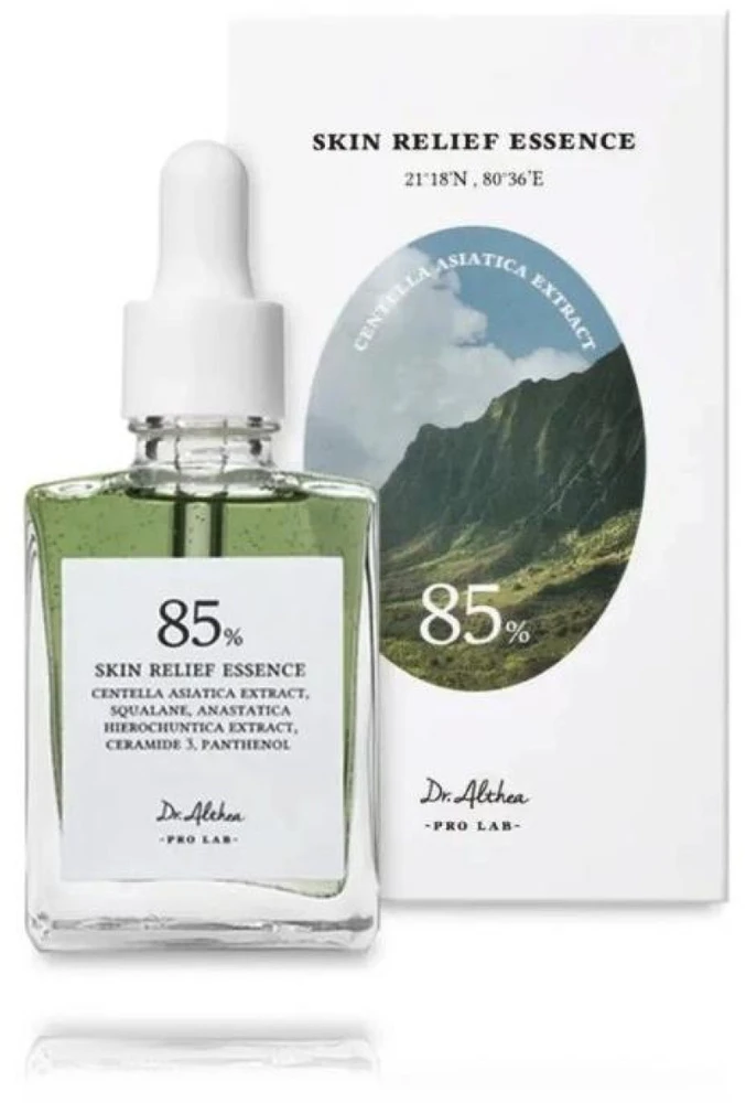 Dr. Althea Skin Relief Essence drėkinamoji esencija jautriai, sudirgusiai veido odai, 30 ml