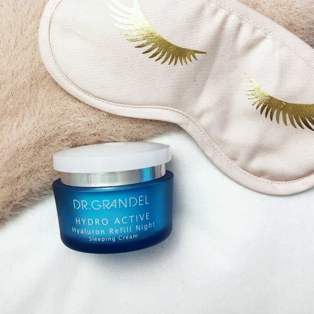 Dr. Grandel HYDRO ACTIVE Hyaluron Refill Night naktinis veido kremas, 50 ml