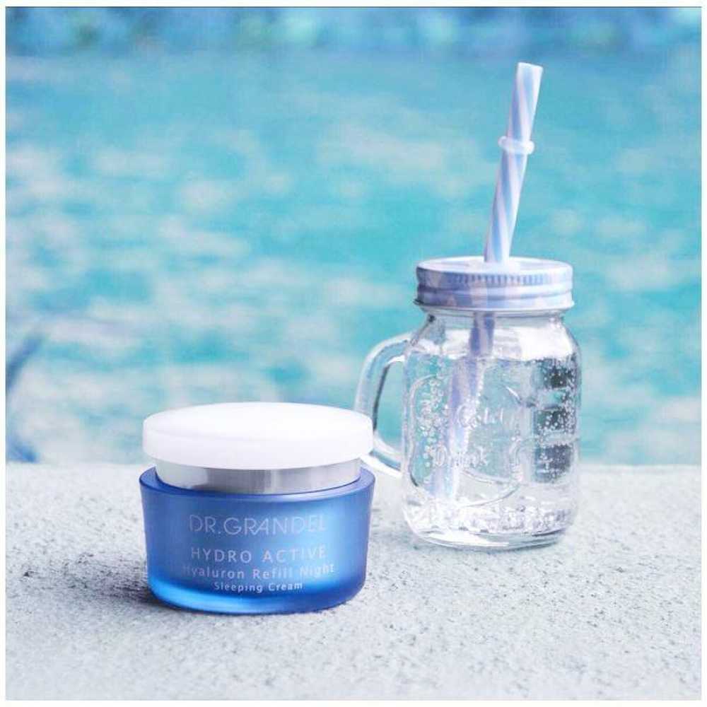Dr. Grandel HYDRO ACTIVE Hyaluron Refill Night naktinis veido kremas, 50 ml