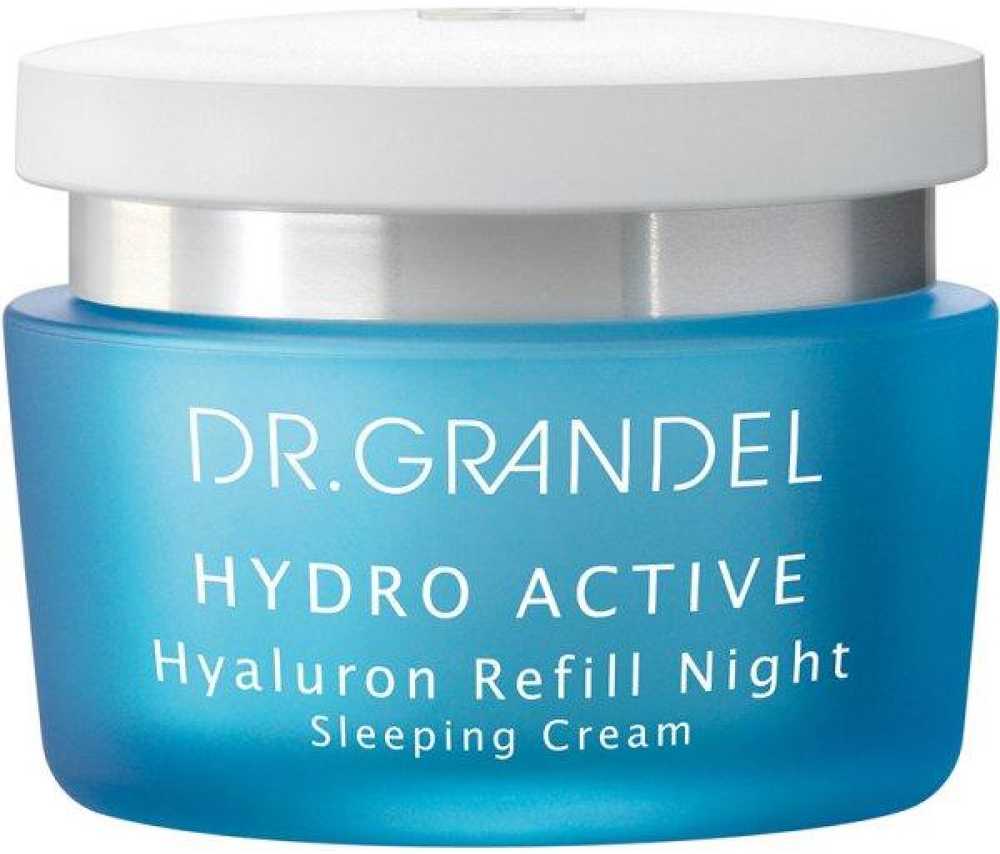 Dr. Grandel HYDRO ACTIVE Hyaluron Refill Night naktinis veido kremas, 50 ml