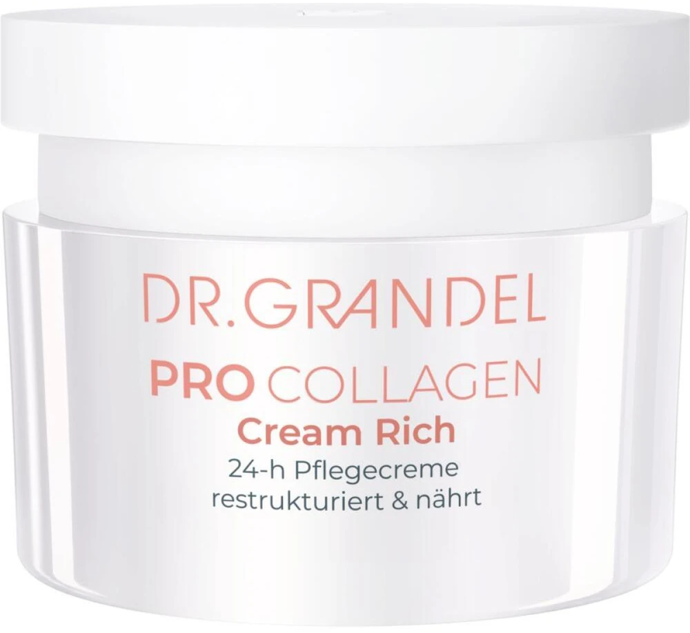 Dr. Grandel PRO COLLAGEN Kreminis Rich maitinamasis veido kremass sausai odai, 50 ml