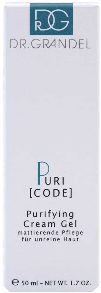 Dr. Grandel PURICODE Purifying Kreminis Gel matinį efektą suteikiantis kremas–gelis riebiai, į spuogus linkusiai odai, 50 ml