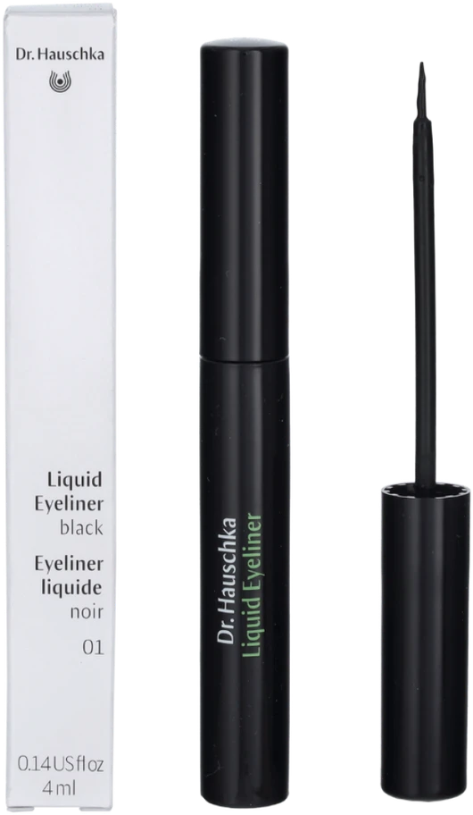 Dr. Hauschka Liquid Akių apvadas #01 Juodas, 4 ml