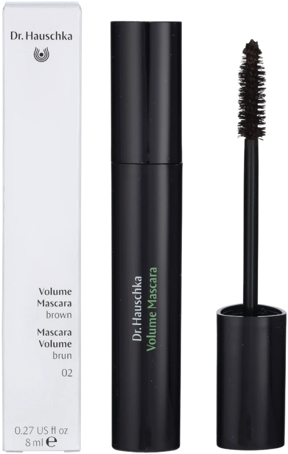 Dr. Hauschka Volume Blakstienų tušas #02 Brown, 8 ml