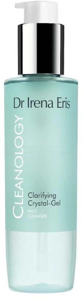Dr Irena Eris Cleanology Gaivinantis Crystal-Gel Valiklis For Face, Neck & Décolleté valomasis veido gelis, 190 ml