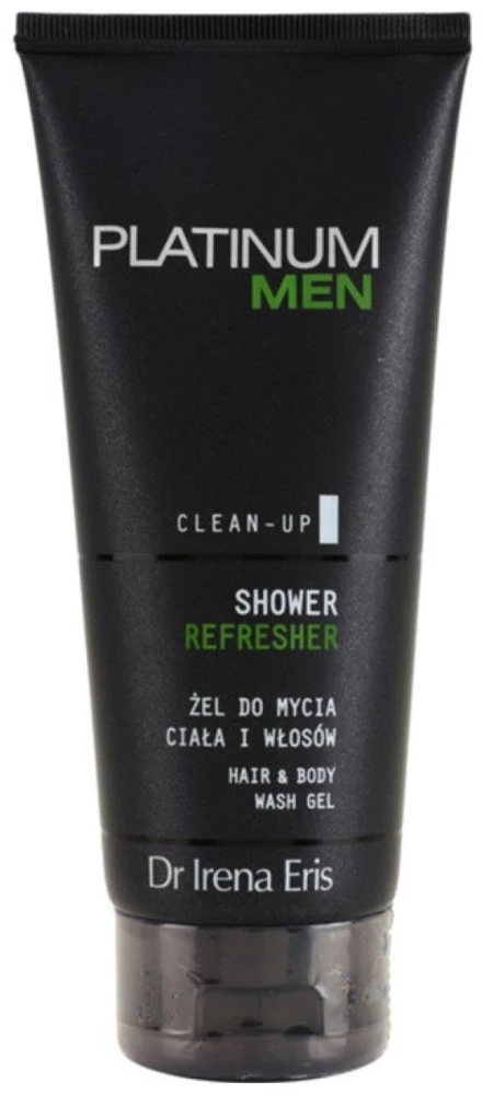 Dr Irena Eris Platinum Men Shower Refresher Hair&Body dušo želė-šampūnas vyrams, 200 ml