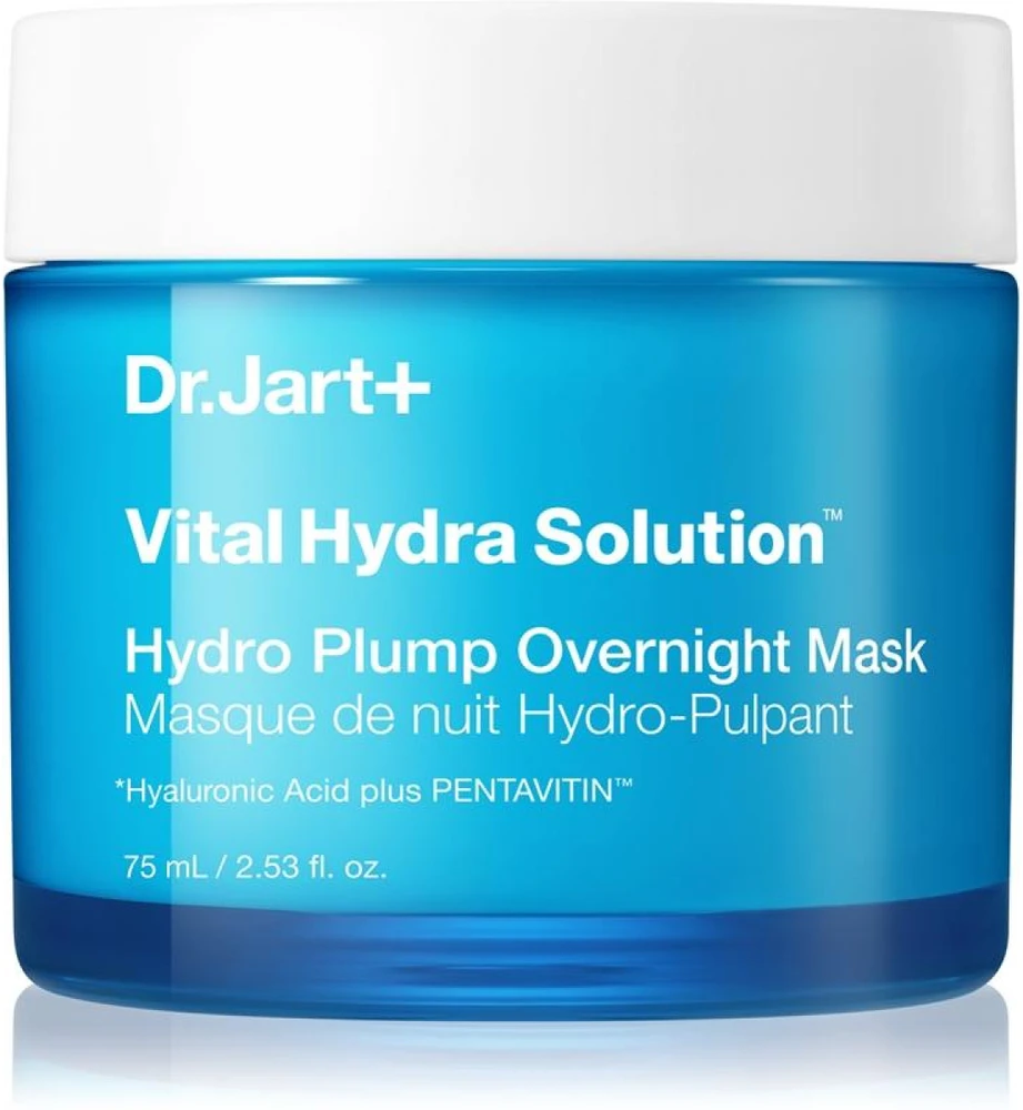 Dr. Jart+ Vital Hydra Solution Hydro Plump Overnight Mask naktinė drėkinamoji kaukė su hialurono rūgštimi, 75 ml