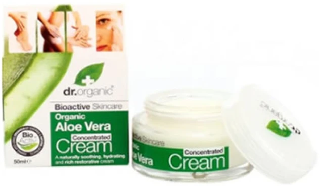Dr. Organic Aloe Vera koncentruotas kremas 50ml