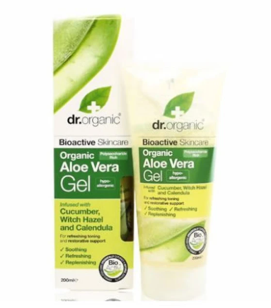 Dr. Organic Aloe Vera agurkų gelis 200ml