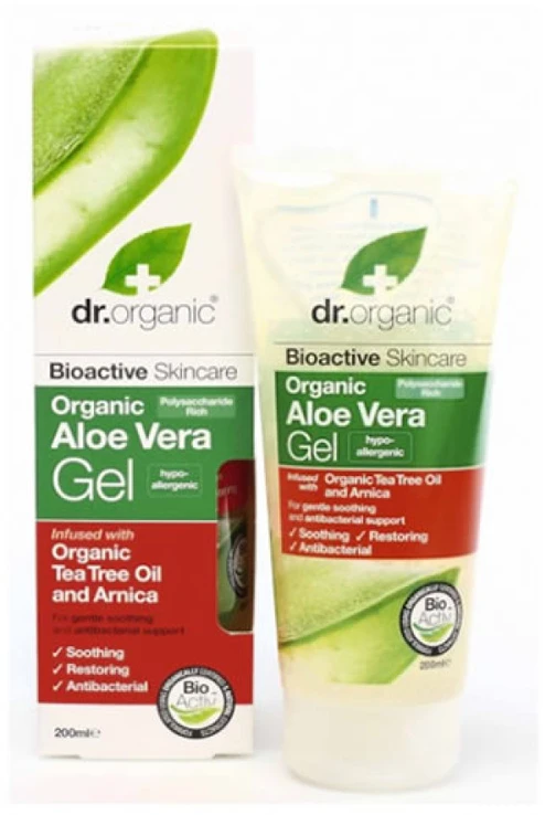 Dr. Organic Aloe Vera gelis su arbatmedžiu 200ml
