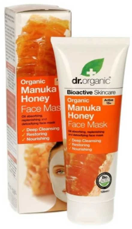 Dr. Organic Manuca medaus veido kaukė 125ml