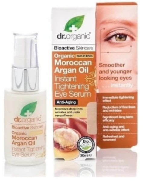 Dr. Organic Maroko argano aliejaus paakių serumas, 30 ml