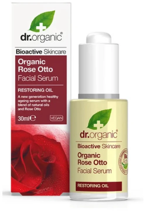 Dr. Organic Rose Otto veido serumas 30ml